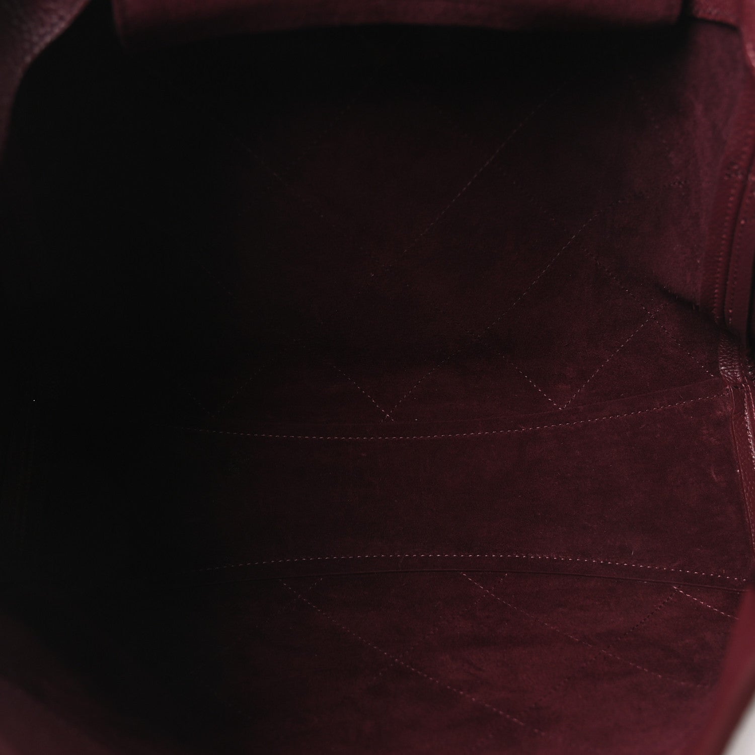 Chanel Grained Calfskin Large Shopping Bag Dark Burgundy 6 of 12