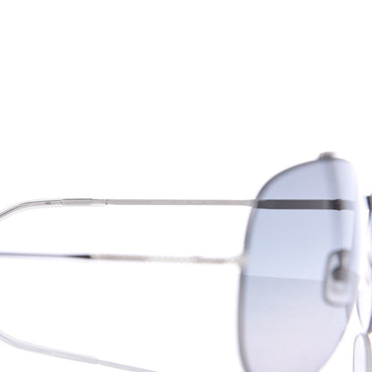 Christian Dior Homme 0148S Aviator Sunglasses Silver 5 of 7