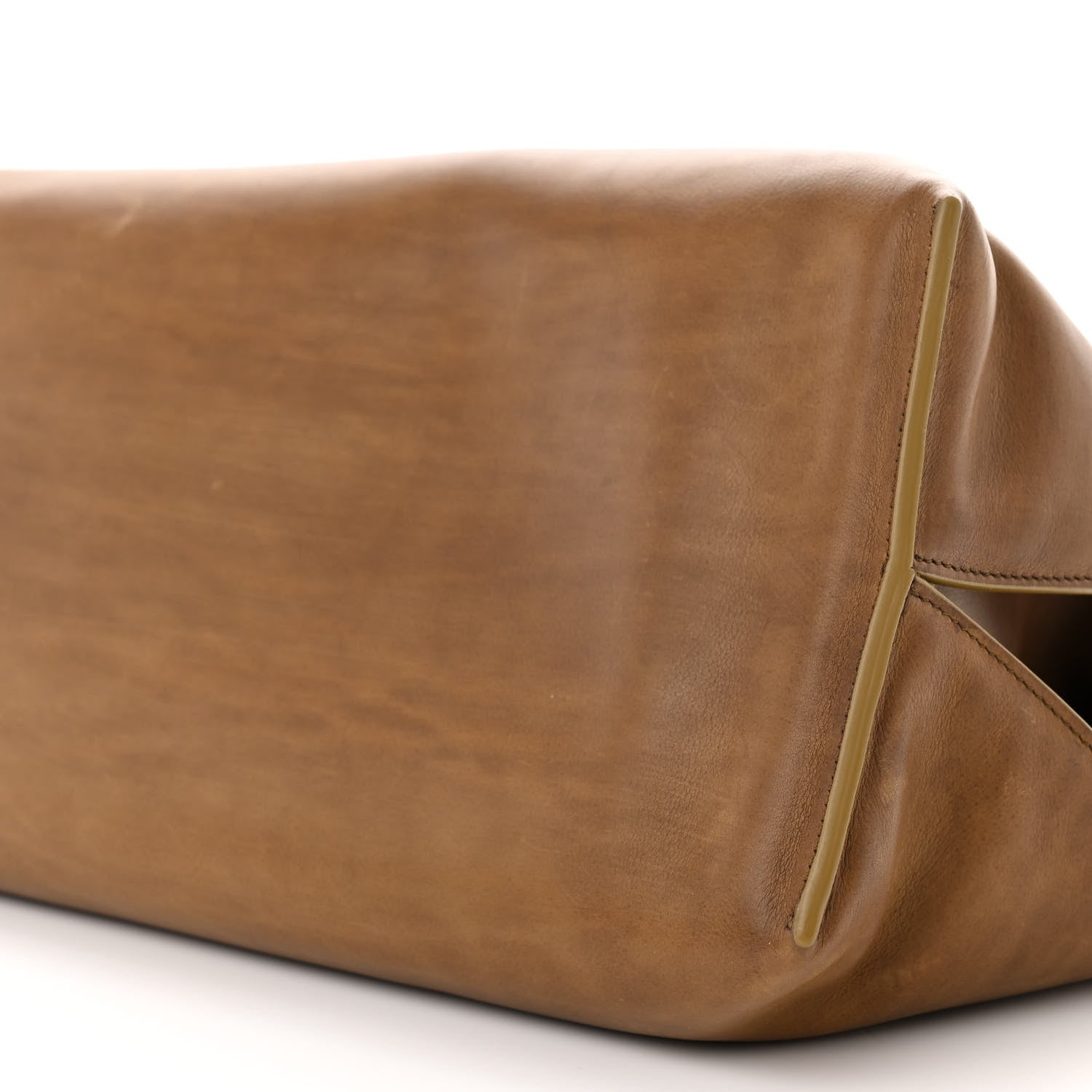 The Row Saddle Calfskin Sienna Shoulder Bag Camel 9 of 17