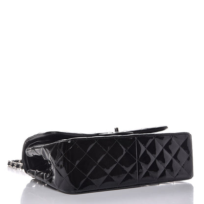 Chanel Patent Quilted Jumbo Double Flap Black 5 of 10