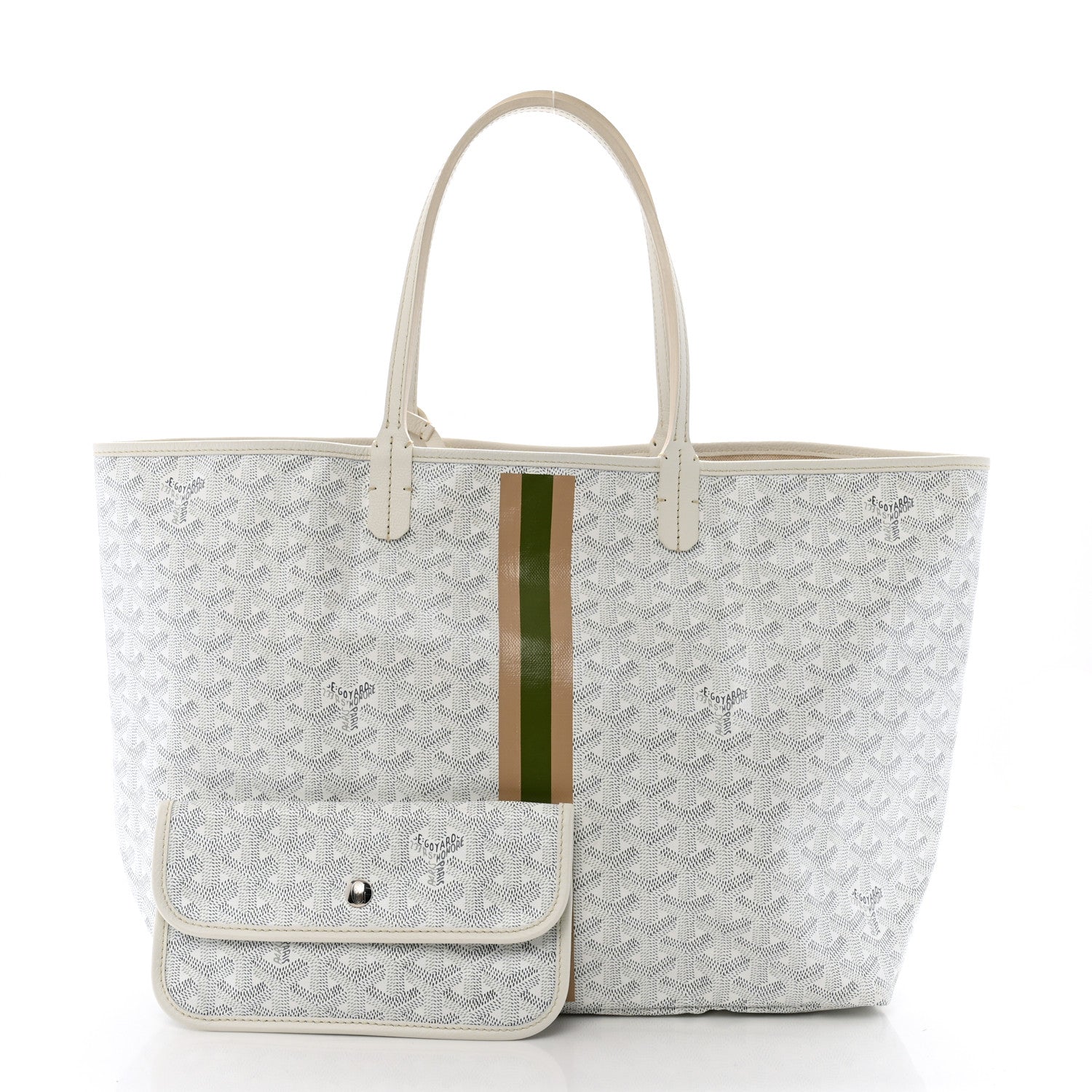 Goyard Goyardine Saint Louis PM White 3 of 11