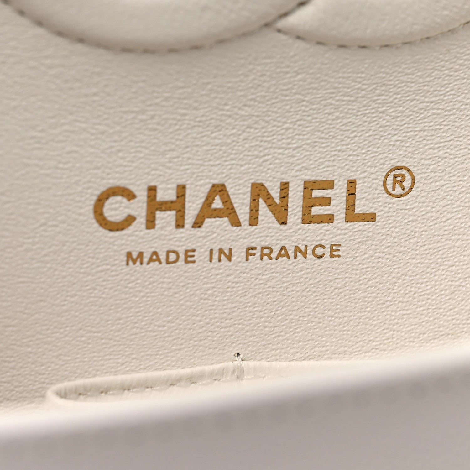 Chanel Caviar Quilted Medium Double Flap White 6 of 11
