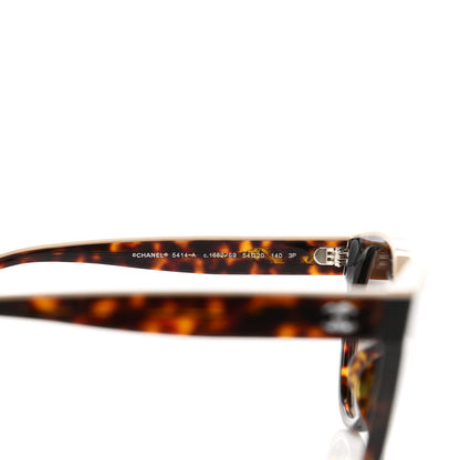Chanel Acetate Polarized CC Butterfly Sunglasses 5414 Tortoise 12 of 18