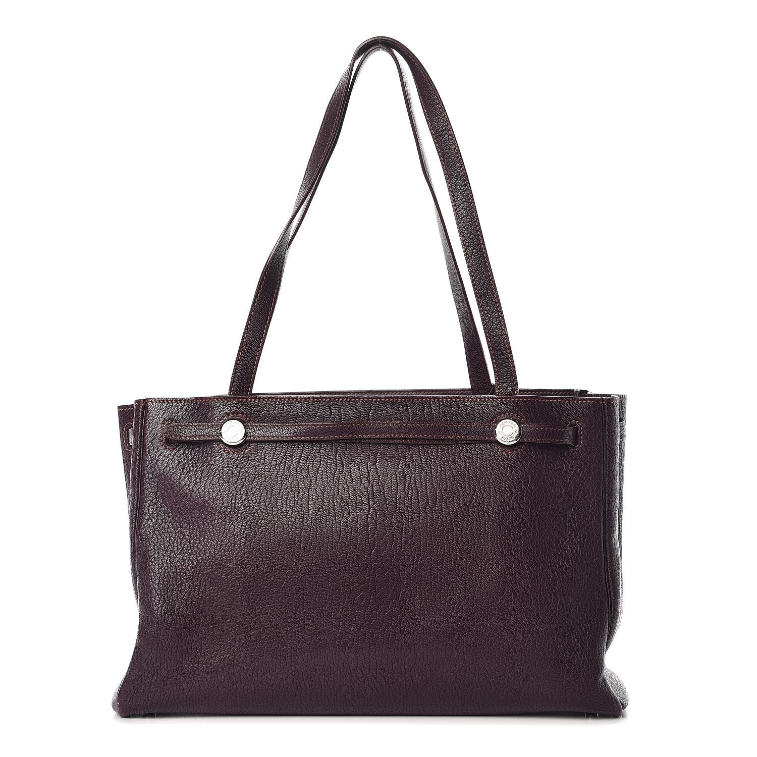 Hermes Chevre de Coromandel Cabana Tote Raisin 1 of 13