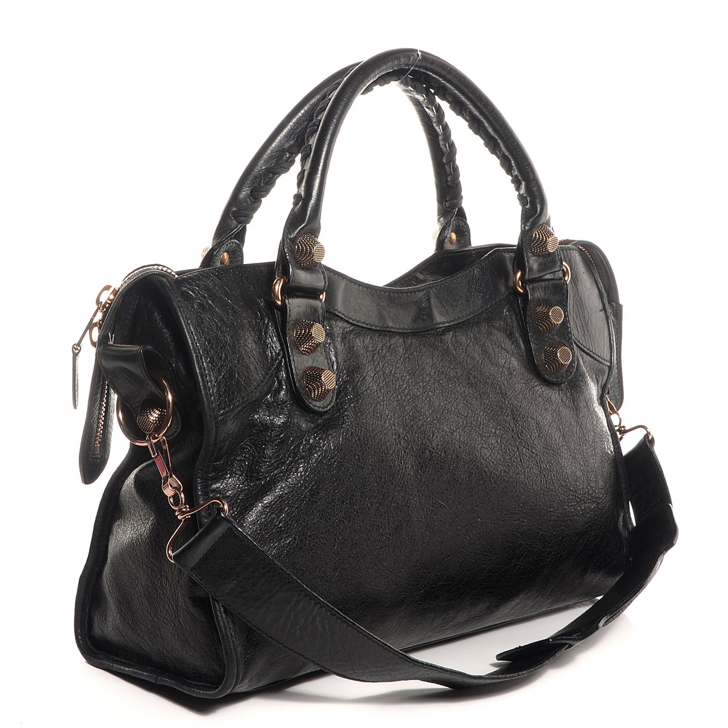 Balenciaga Agneau Giant 21 Rose Gold Hardware City Black 2 of 11