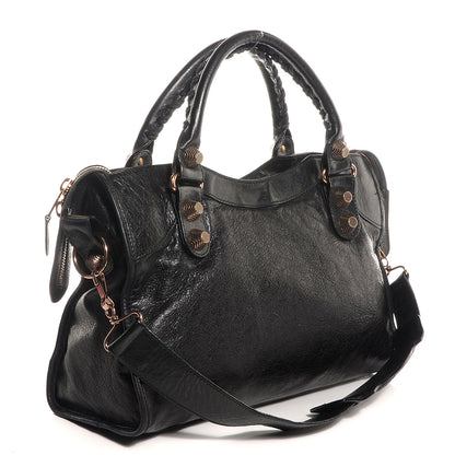Balenciaga Agneau Giant 21 Rose Gold Hardware City Black 2 of 11
