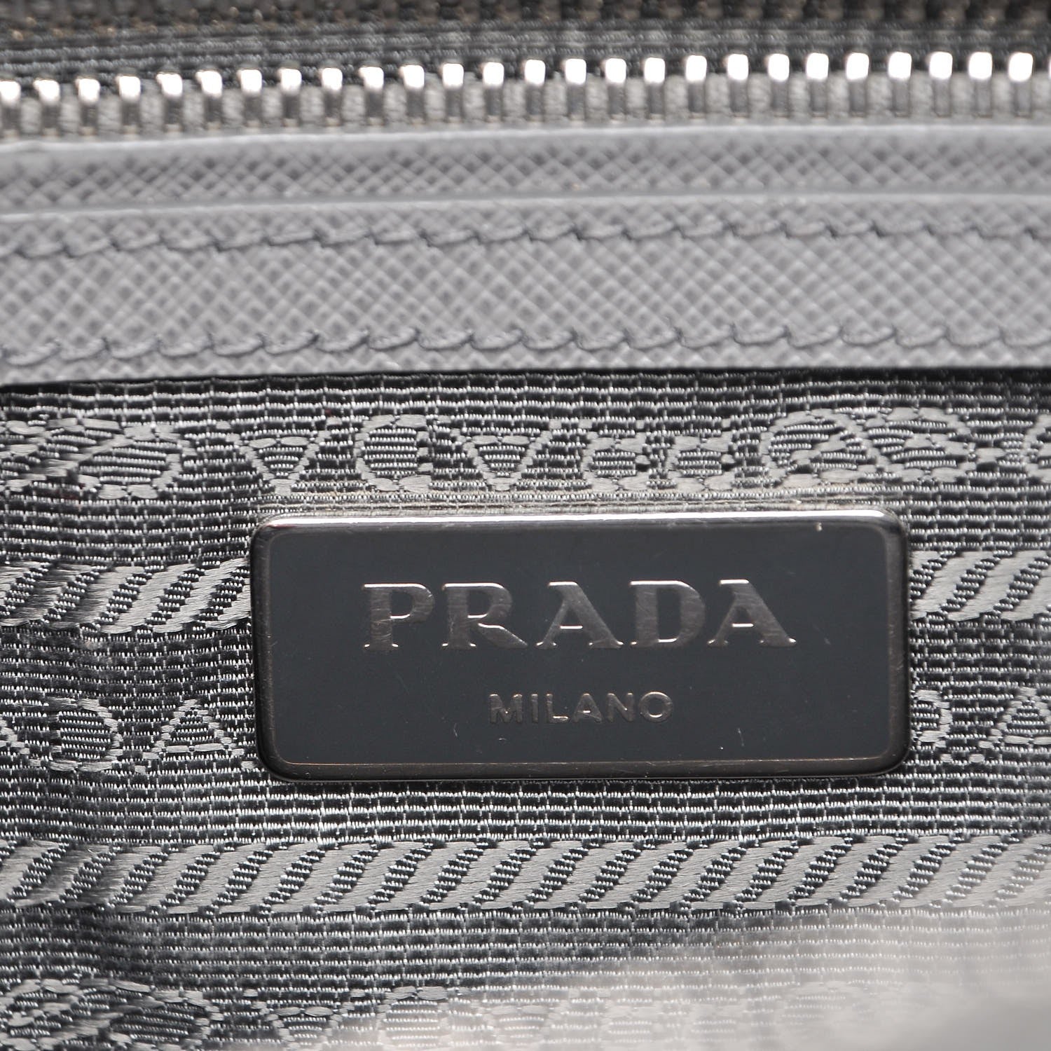 Prada Saffiano Small Galleria Double Zip Tote Marmo 7 of 13