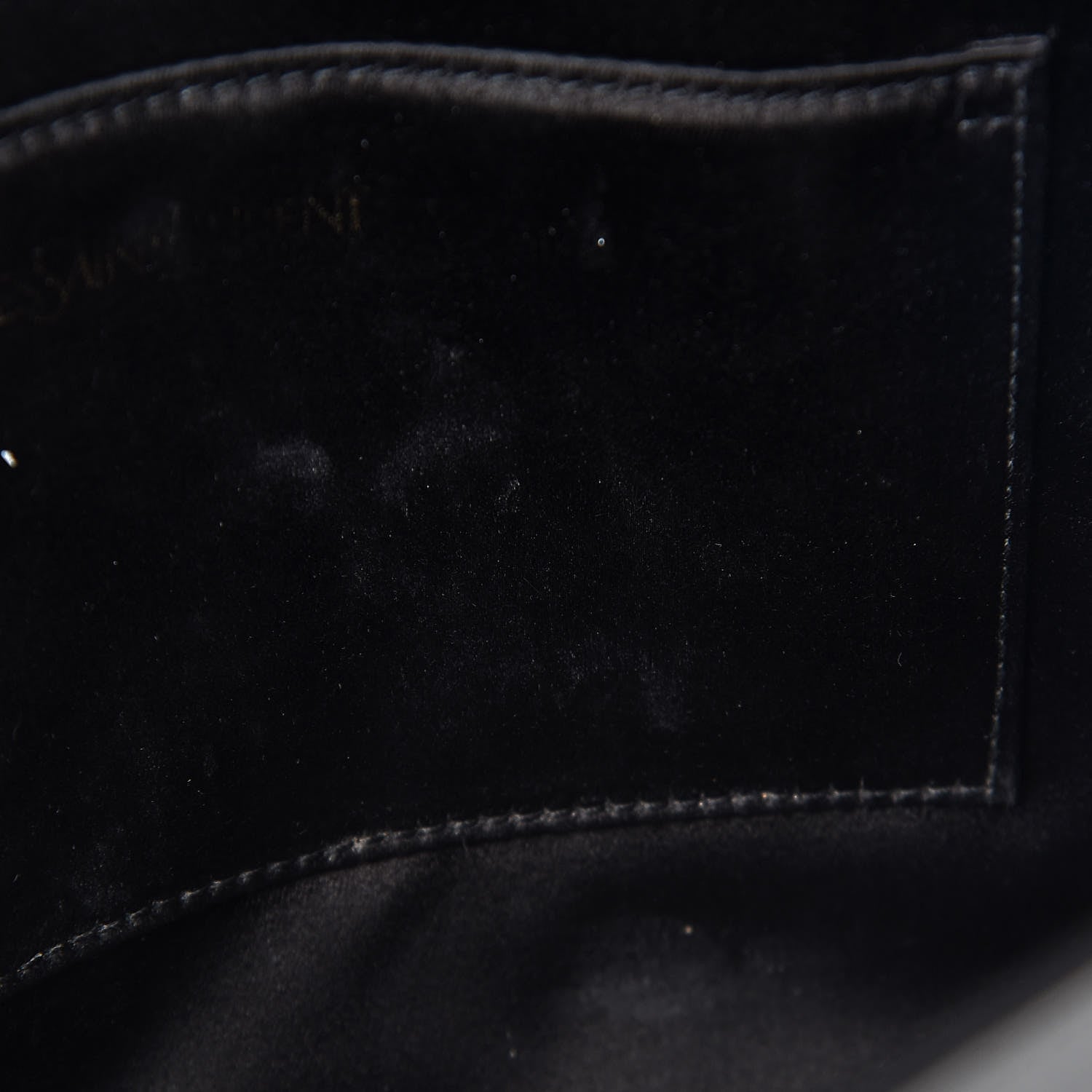 Saint Laurent Calfskin Monogram Large Belle De Jour Clutch Black 9 of 9