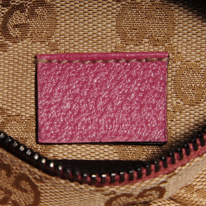 Gucci GG Monogram Web Double Pocket Belt Bag Pink 7 of 8