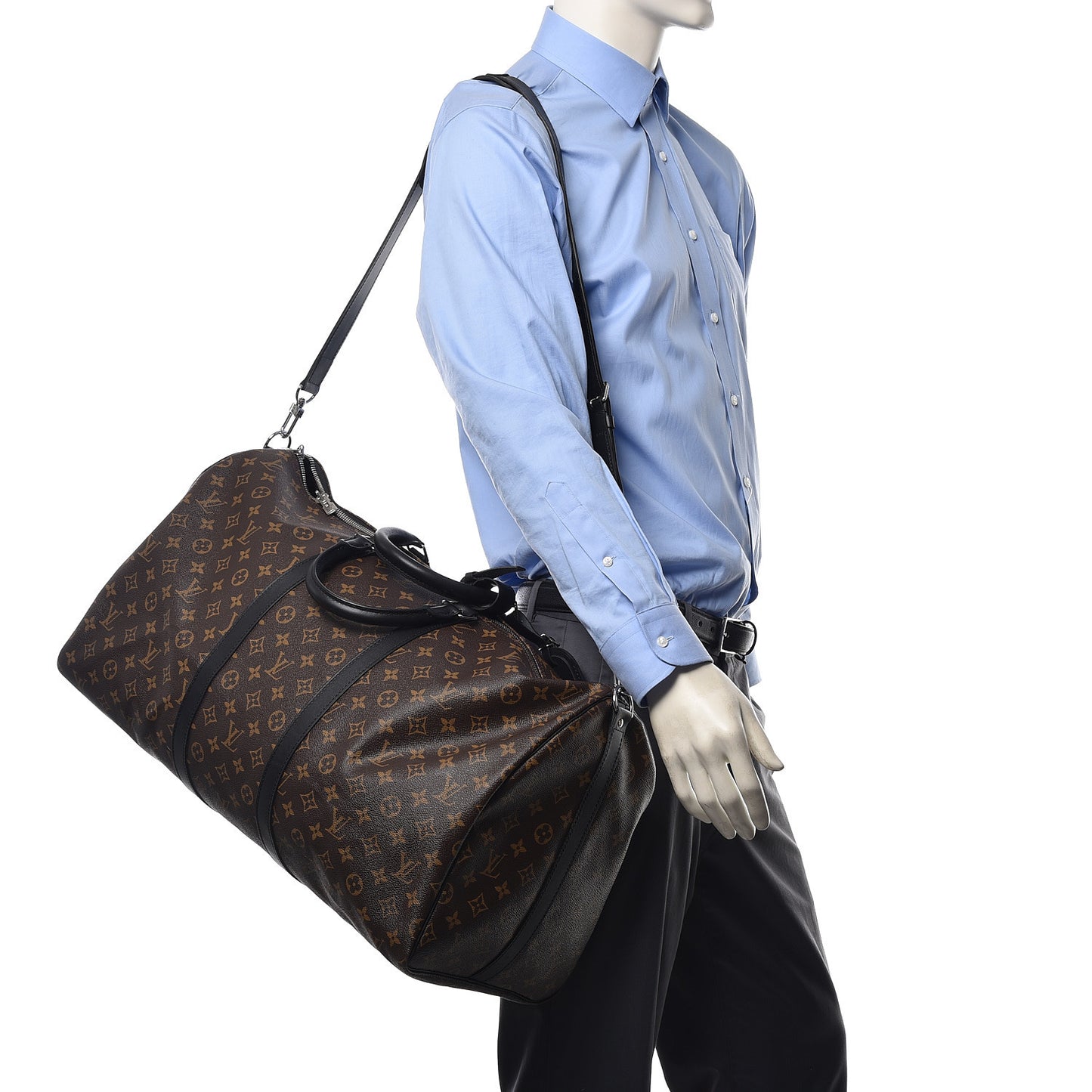 Monogram Macassar Keepall Bandouliere 55