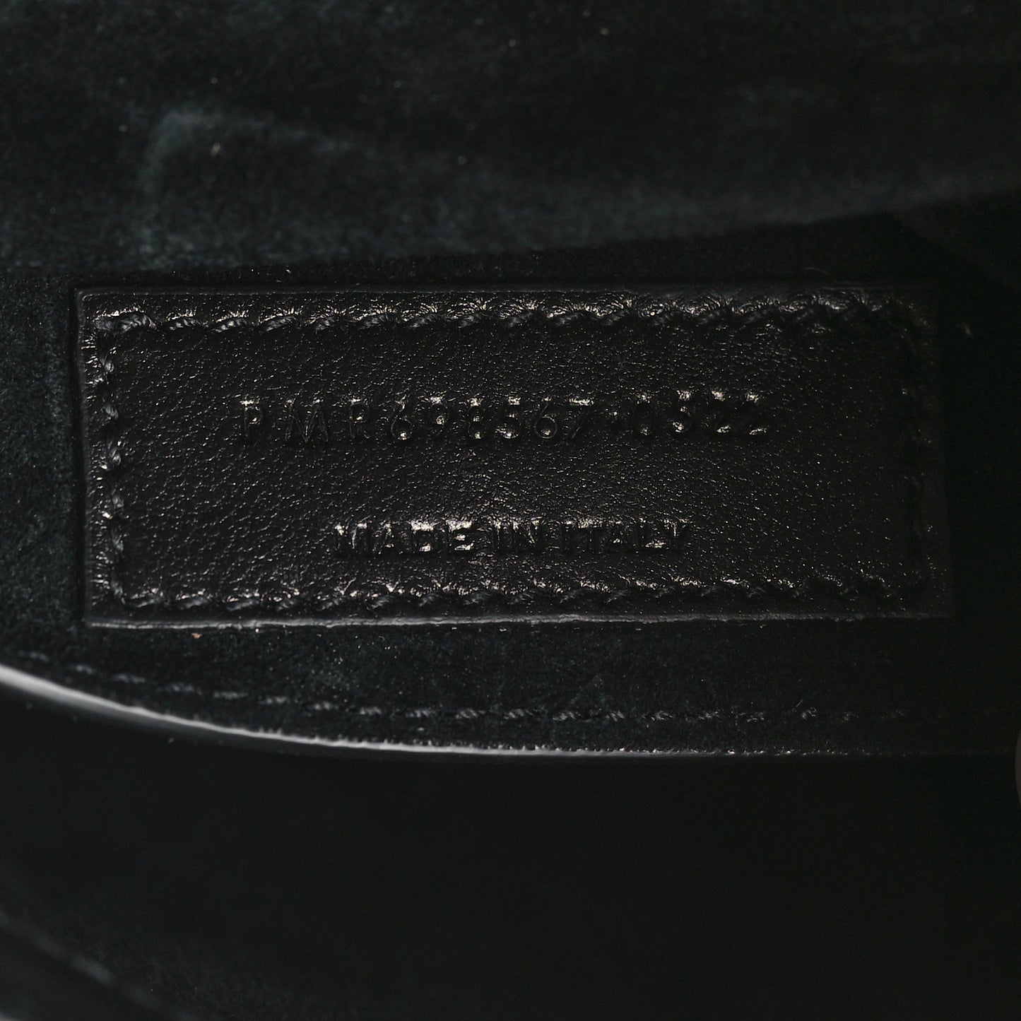 Lambskin Quilted Le 57 Diamond Shoulder Bag Black