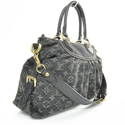 Louis Vuitton Denim Neo Cabby MM Black 3 of 8