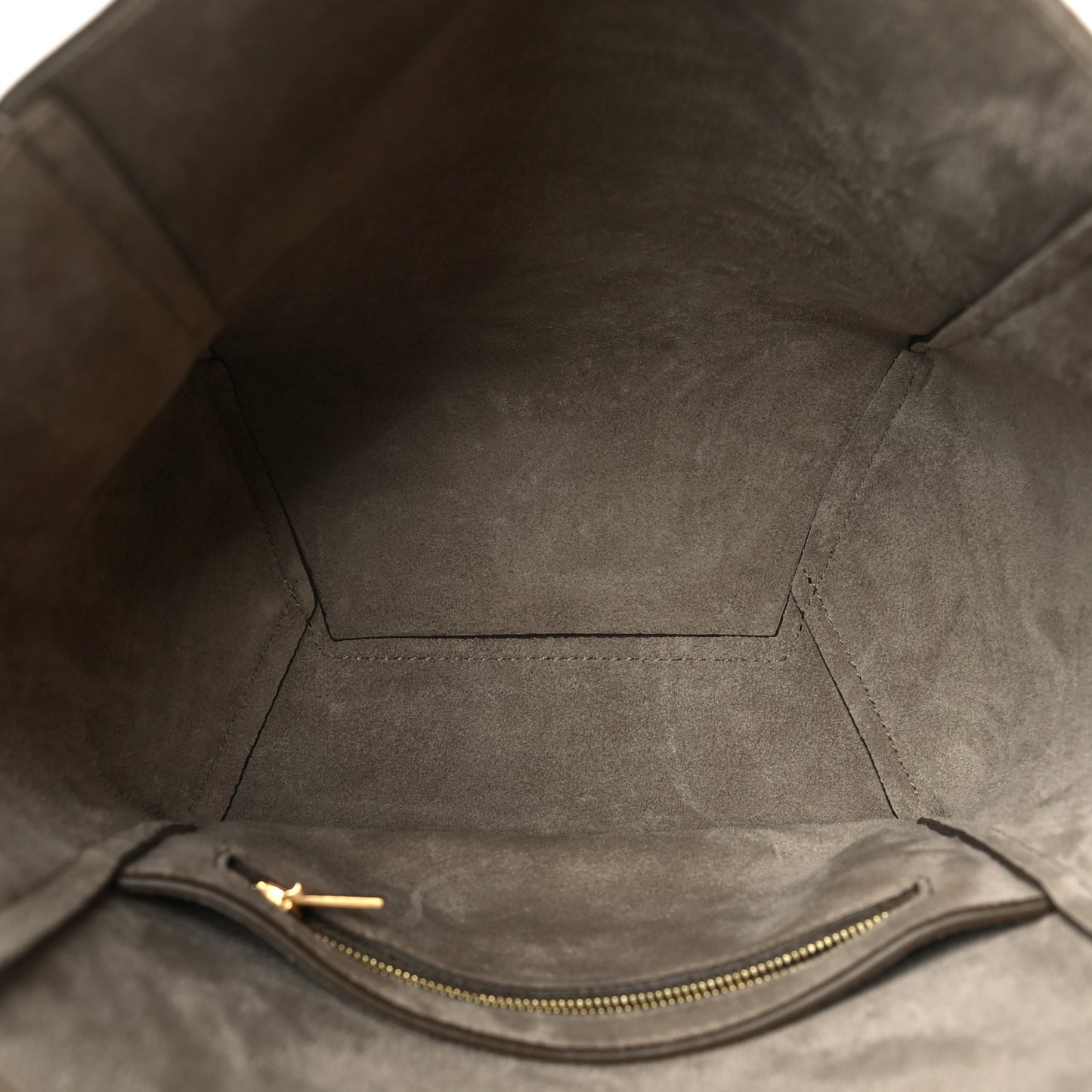 Soft Grained Calfskin Small Sangle Bucket Bag Taupe