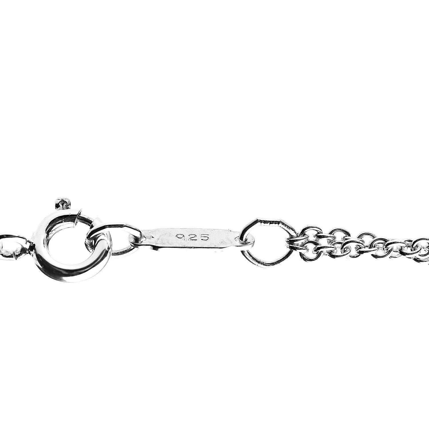 Tiffany Sterling Silver Figure 8 Pendant Necklace 4 of 5