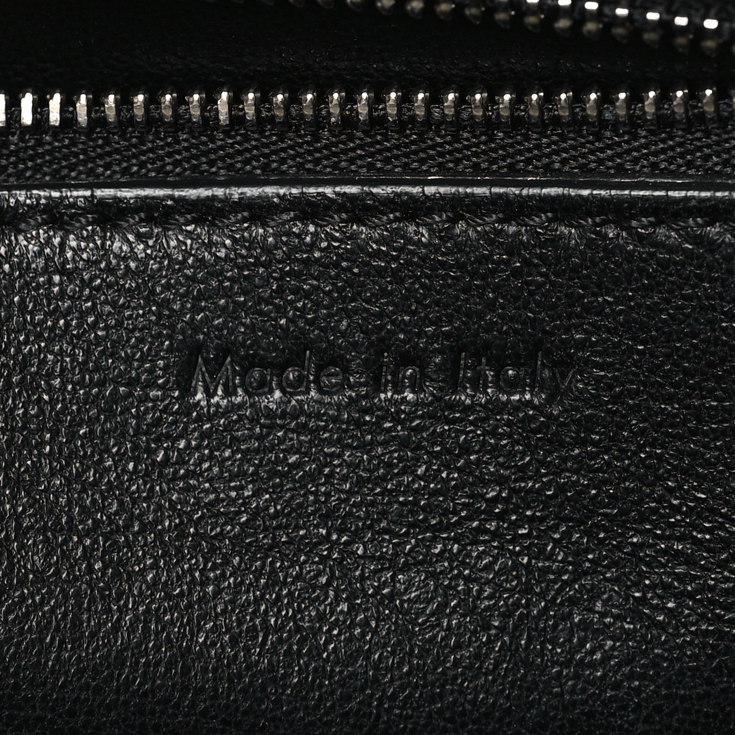 Supple Calfskin Large Bi-Color Edge Shoulder Bag Beige