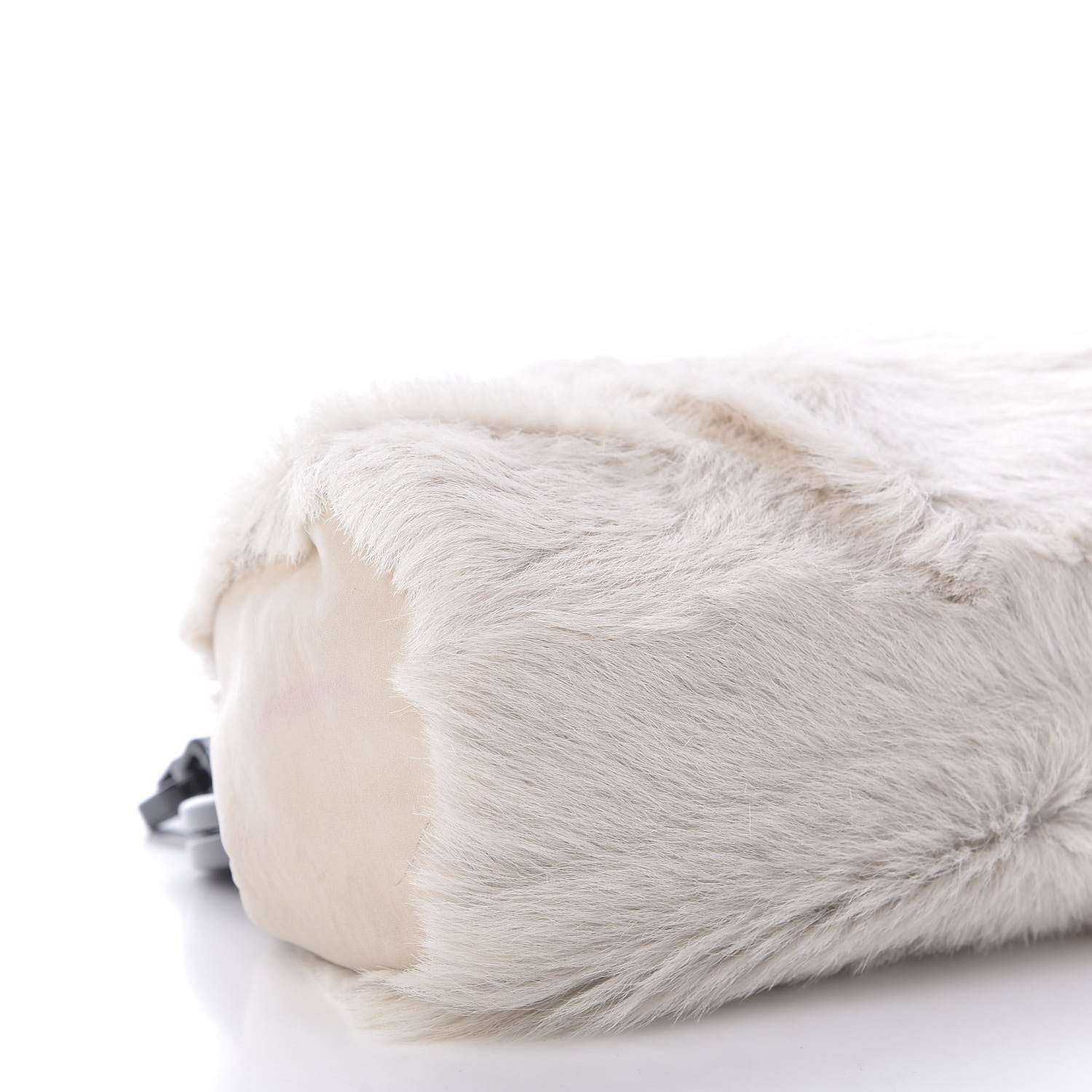 Chanel Rabbit Fur N°5 Frame Bag Beige 6 of 10