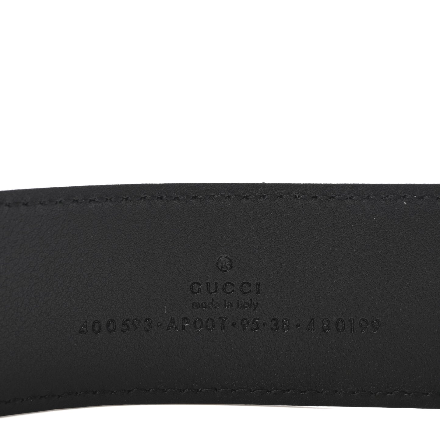 Calfskin Double G 40mm Belt 95 38 Black