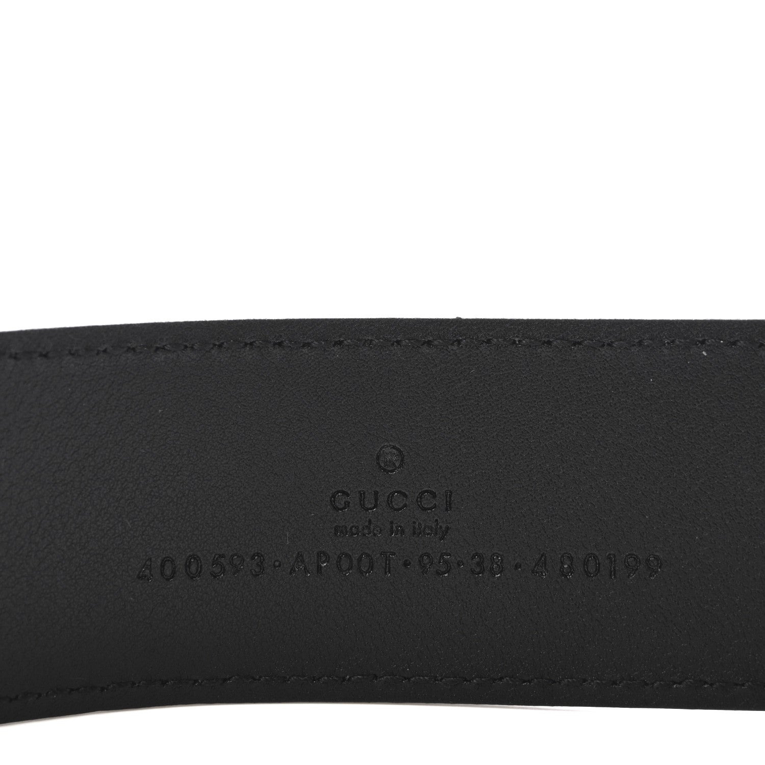 Gucci Calfskin Double G 40mm Belt 95 38 Black 5 of 6