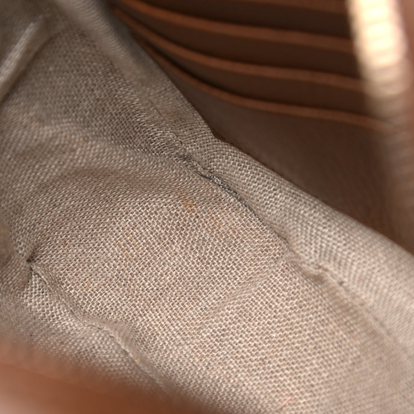 Monogram Mini Bree Messenger Bag Beige Tabacco
