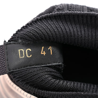 Christian Dior Technical Knit Calfskin Cannage Womens Walk'N'Dior High Top Sneakers 41 Black 8 of 12