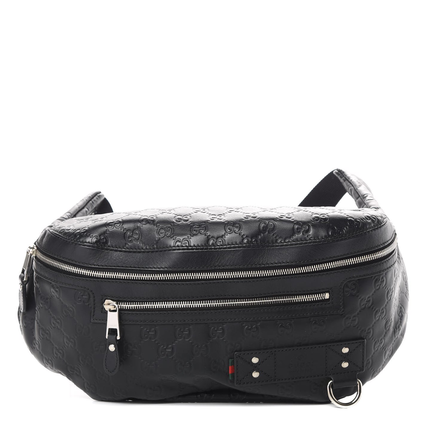 Guccissima Web Belt Bag Black