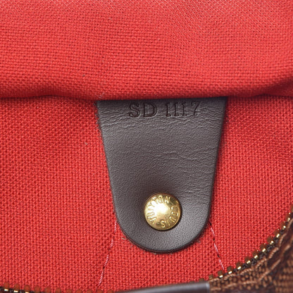 Louis Vuitton Damier Ebene Speedy Bandouliere 25 6 of 10