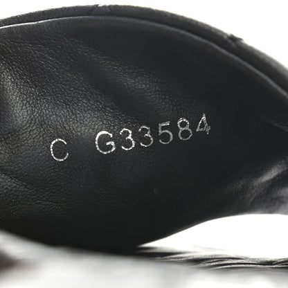 Chanel Lambskin Quilted Embroidered CC Mules Sandals 39.5 Black 8 of 9