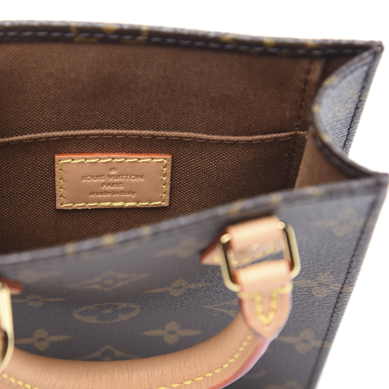 Louis Vuitton Monogram Petit Sac Plat 6 of 10