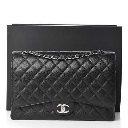 Chanel Caviar Quilted Maxi Double Flap Black 11 of 11