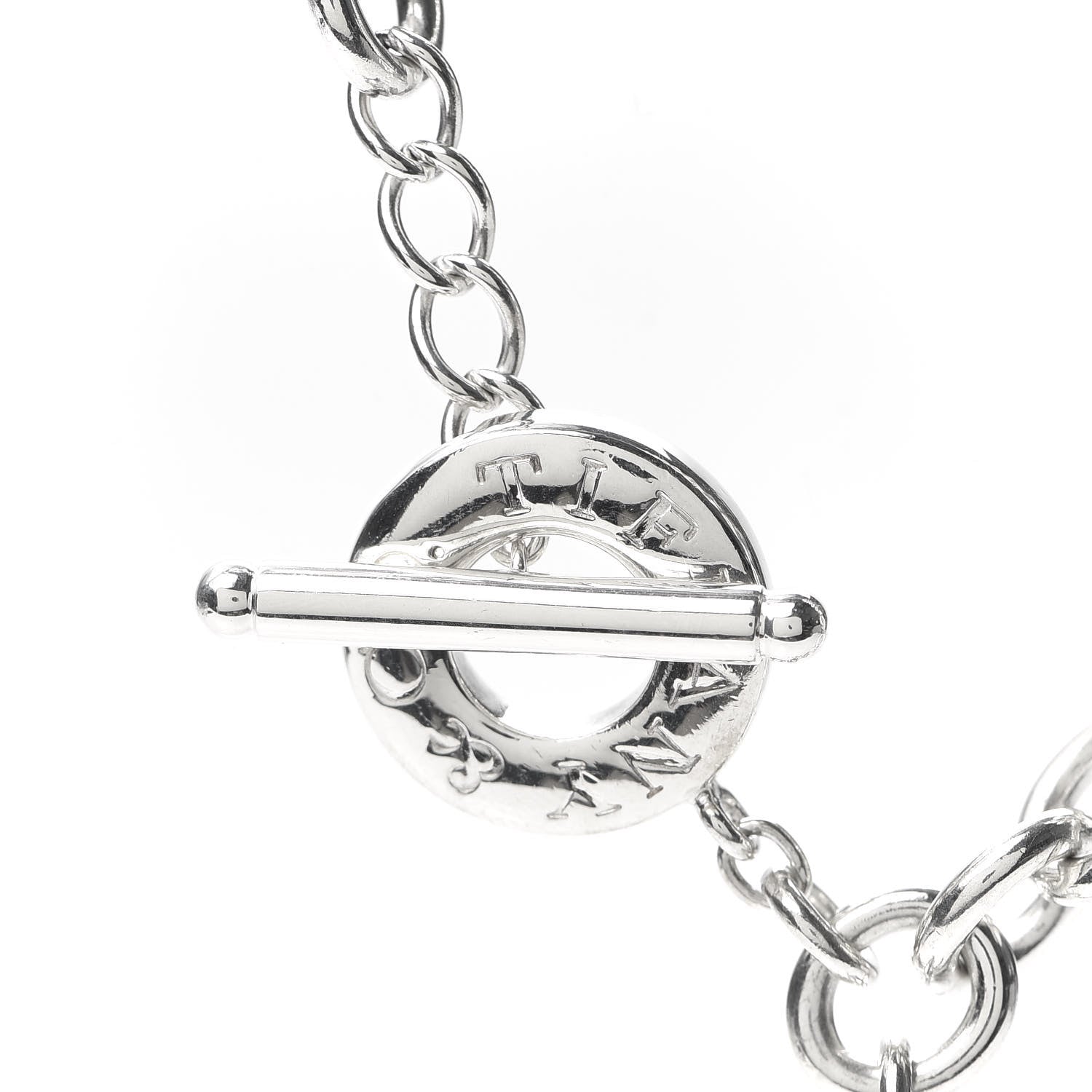 Tiffany Sterling Silver Heart Tag Toggle Necklace 4 of 5