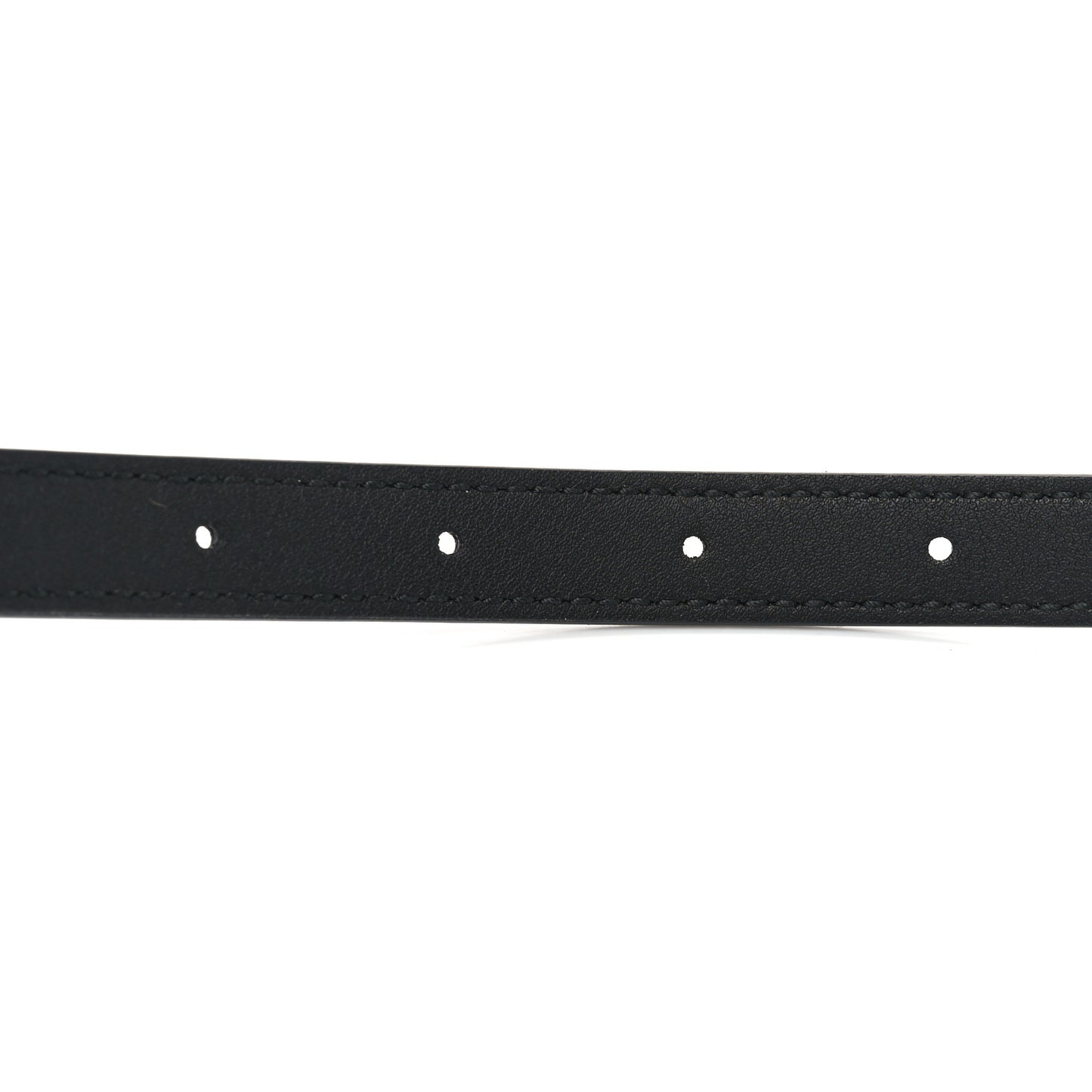 Patent Crystal Double G Thin Belt 95 38 Black