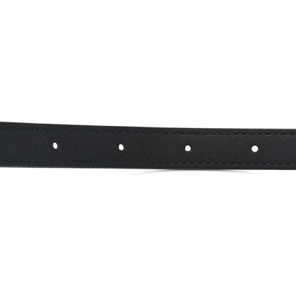 Gucci Patent Crystal Double G Thin Belt 95 38 Black 4 of 5