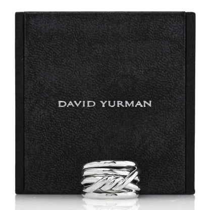 David Yurman Sterling Silver 14mm Continuance Ring 52 6 5 of 5