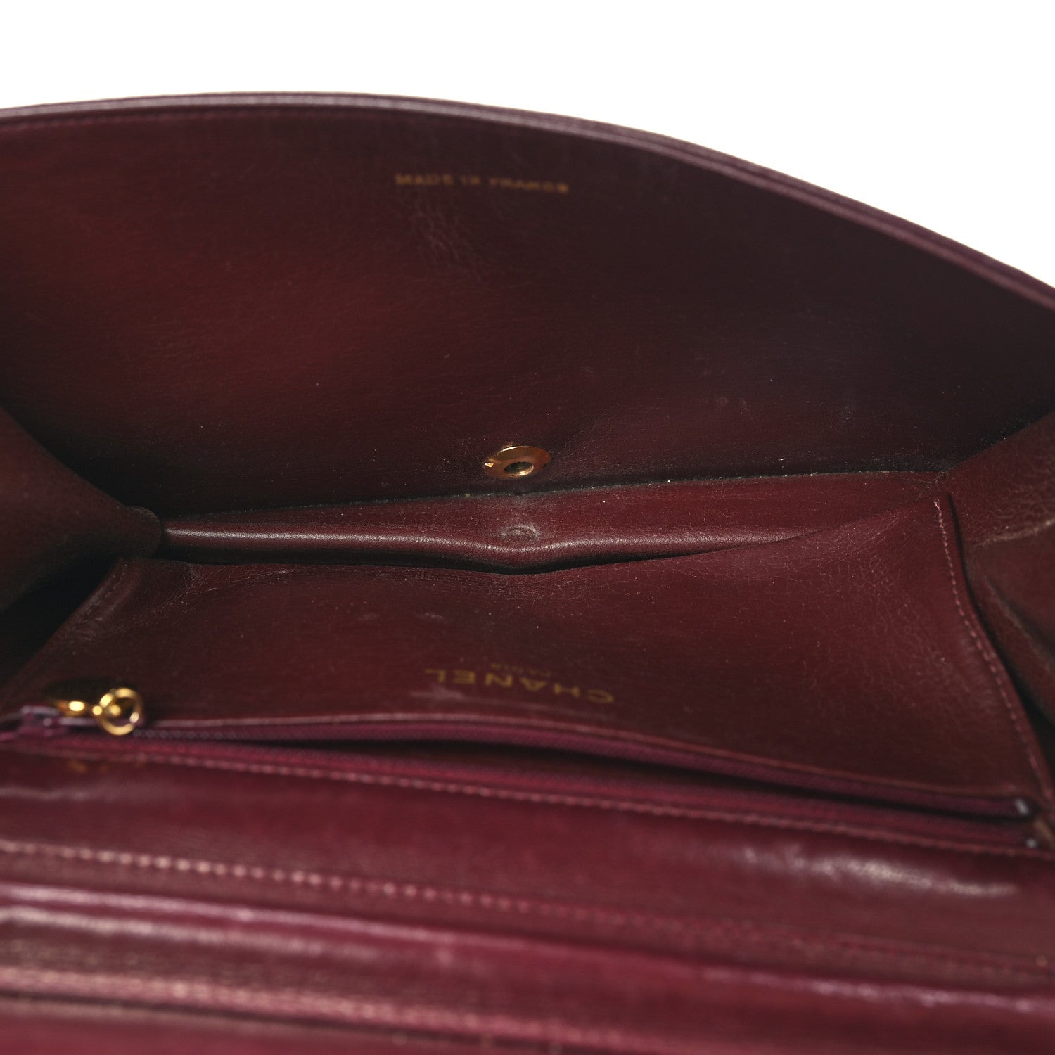 Chanel Lambskin Quilted Small Single Flap Bordeaux 4 of 16