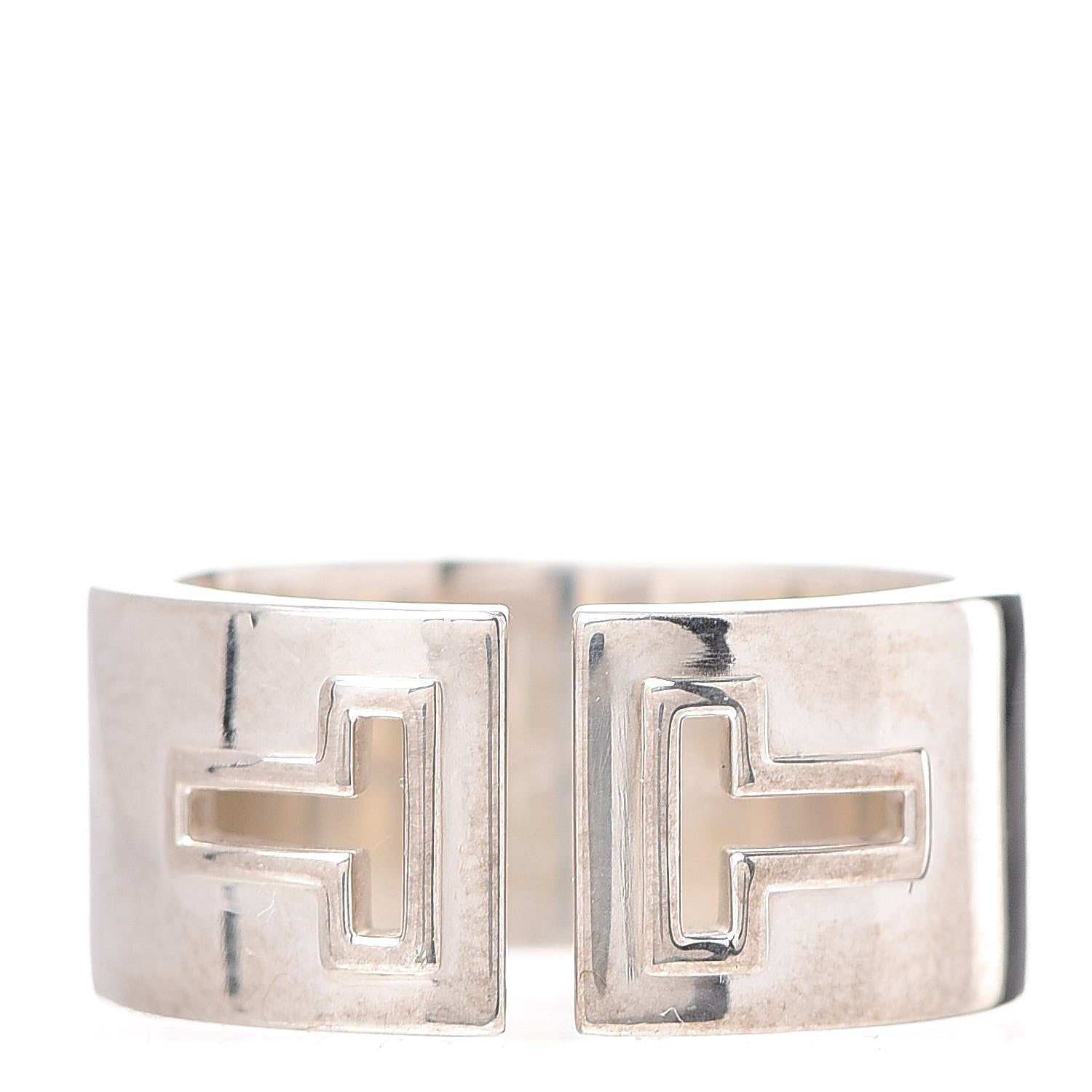 Tiffany Sterling Silver T Cutout Ring 60 9 7 of 10