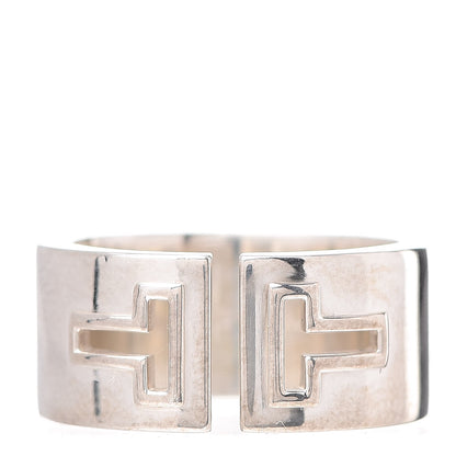 Tiffany Sterling Silver T Cutout Ring 60 9 7 of 10