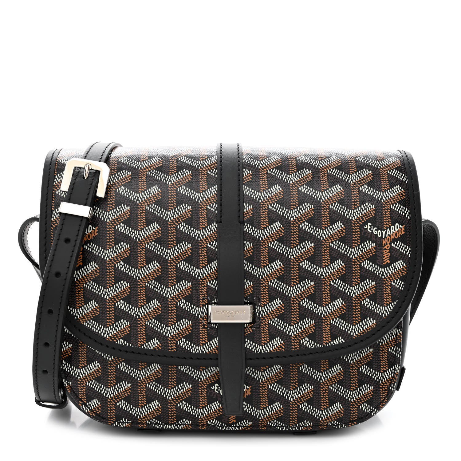 Goyard Goyardine Belvedere II PM Messenger Bag Black 1 of 11