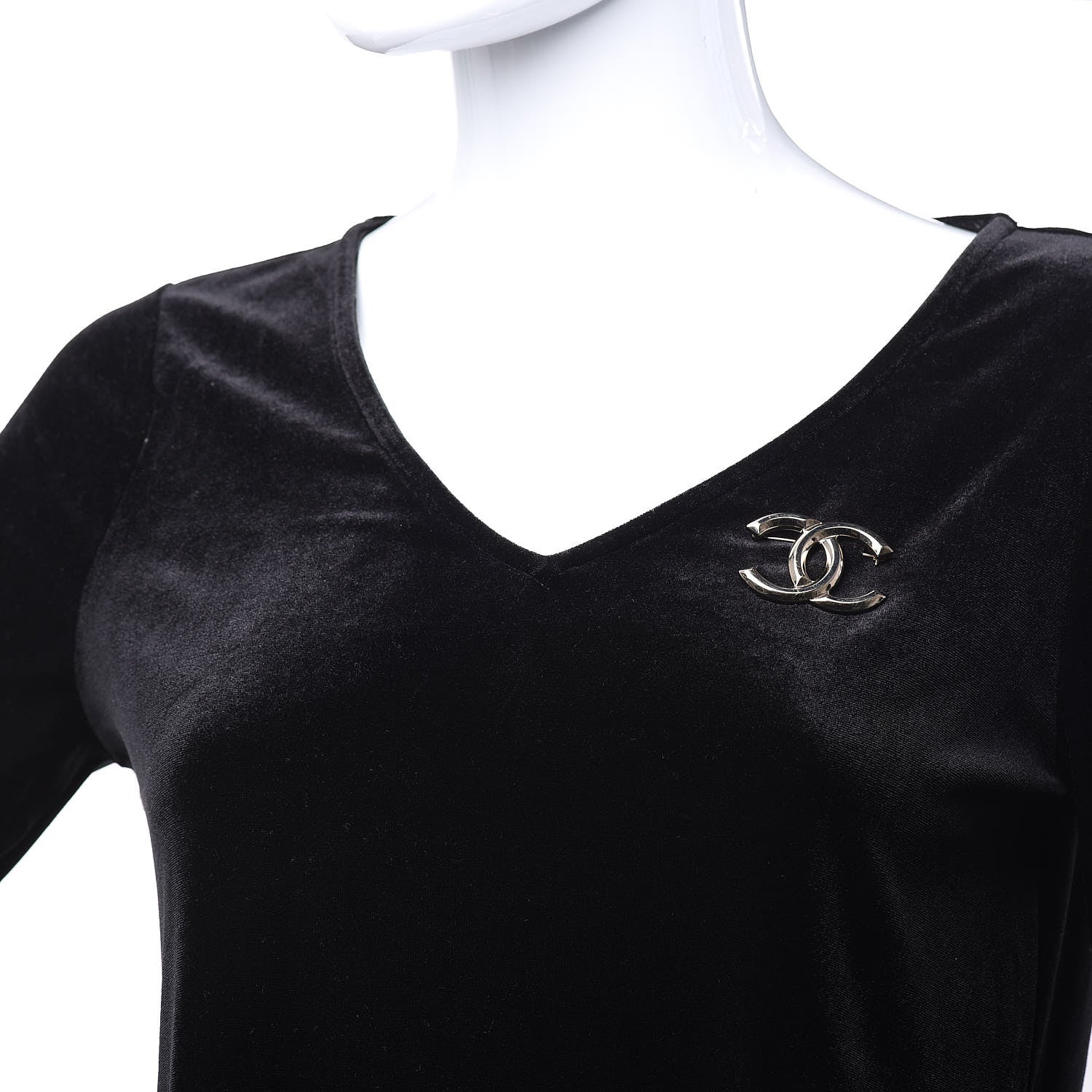 Chanel CC Brooch Gold 2 of 5