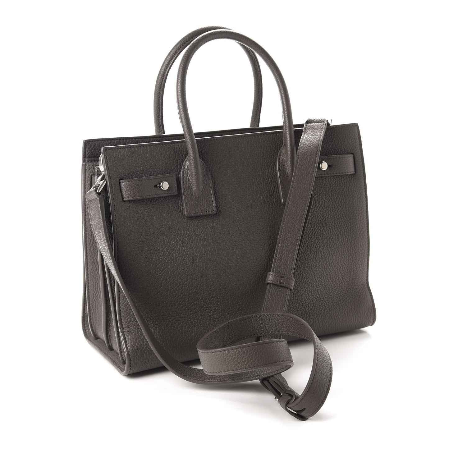 Grained Calfskin Baby Sac De Jour Souple Earth