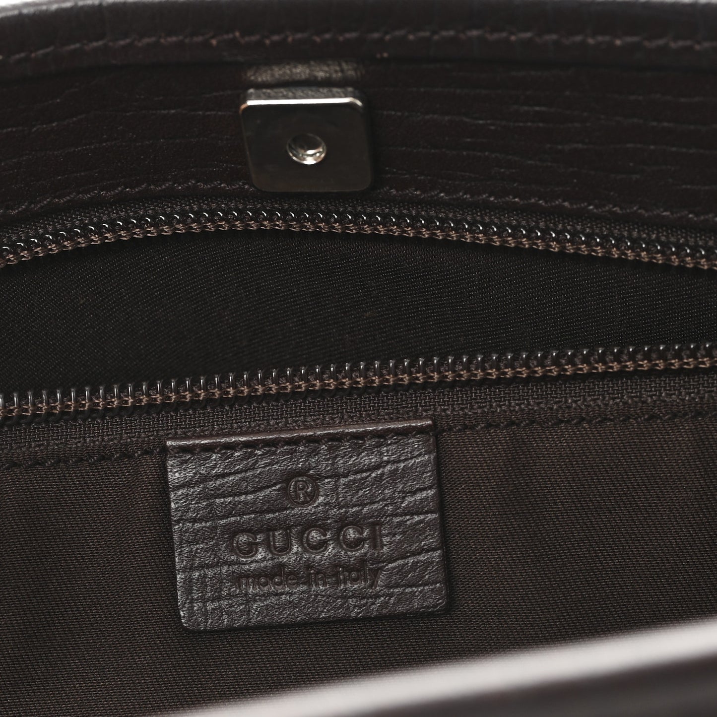 GG Plus Monogram Medium Joy Tote Dark Brown