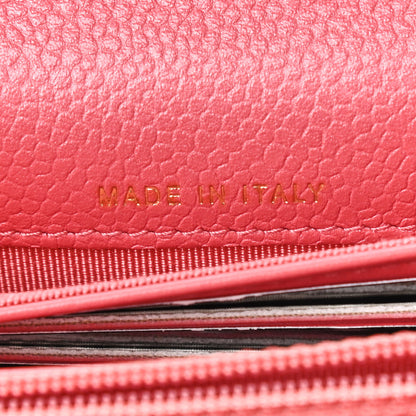 Chanel Iridescent Caviar Quilted Flap Mini Wallet On Chain WOC Pink 7 of 10