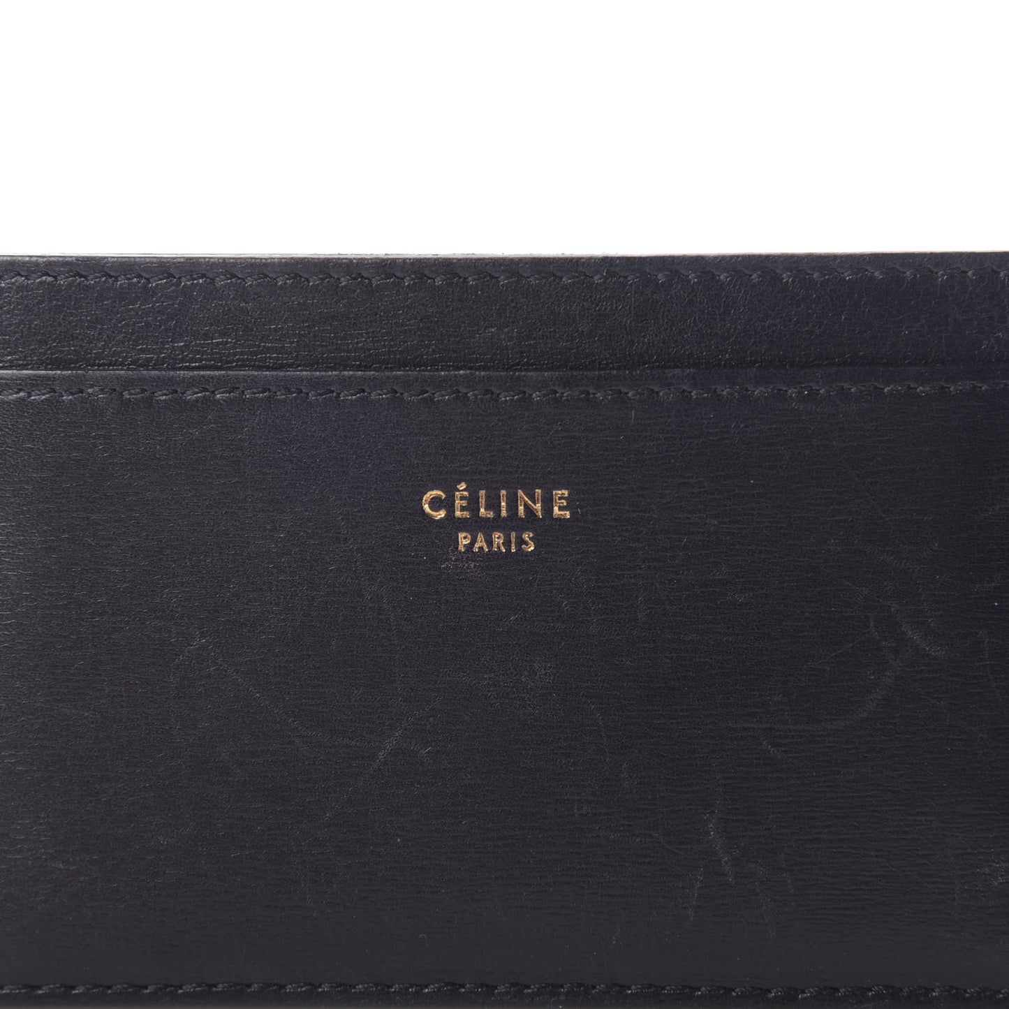 Smooth Lambskin Card Holder Black
