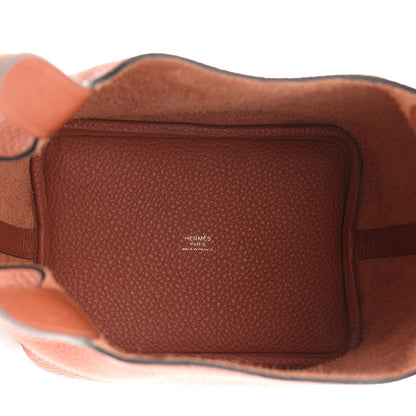 Hermes Taurillon Clemence Picotin Lock 18 PM Cuivre 5 of 9