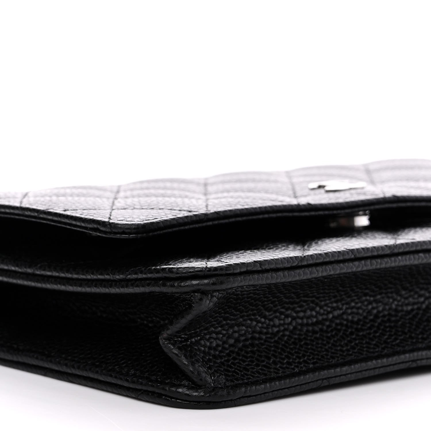 Chanel Caviar Quilted Wallet on Chain WOC Black 10 of 12