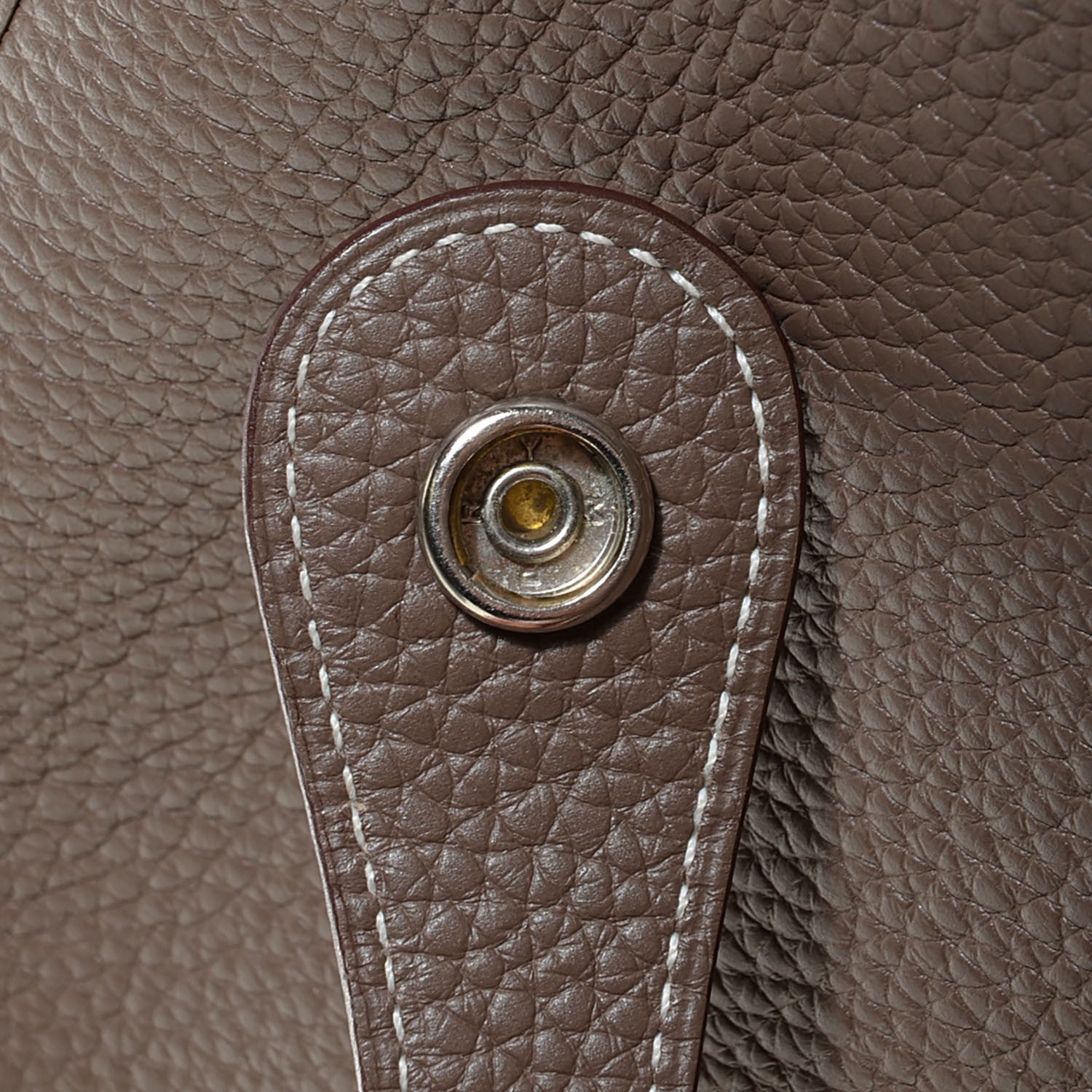 Hermes Taurillon Clemence Evelyne III PM Etoupe 10 of 16