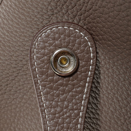 Hermes Taurillon Clemence Evelyne III PM Etoupe 10 of 16