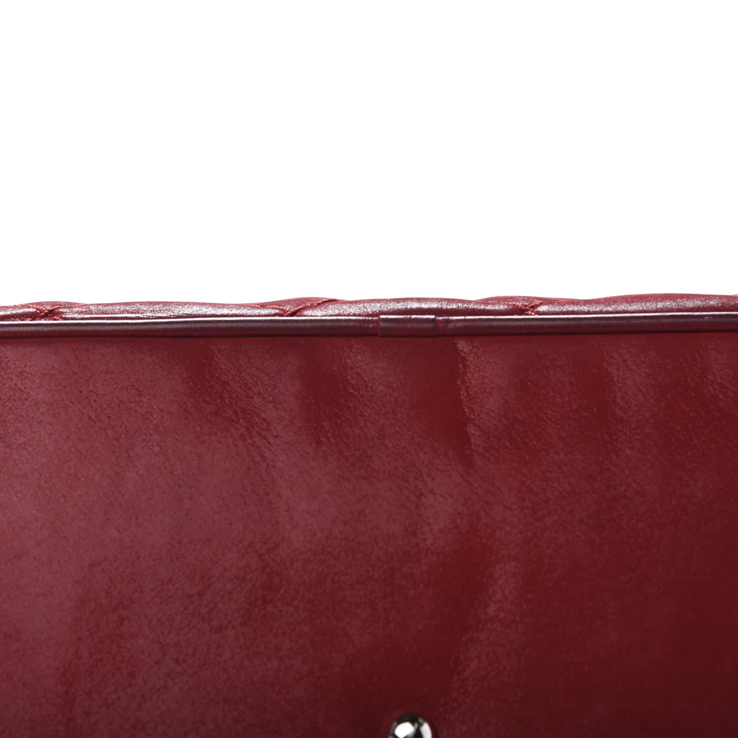 Chanel Iridescent Calfskin Quilted Small Sea Hit Tote Red 9 of 10