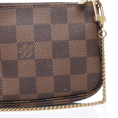 Louis Vuitton Damier Ebene Mini Pochette Accessories 8 of 10