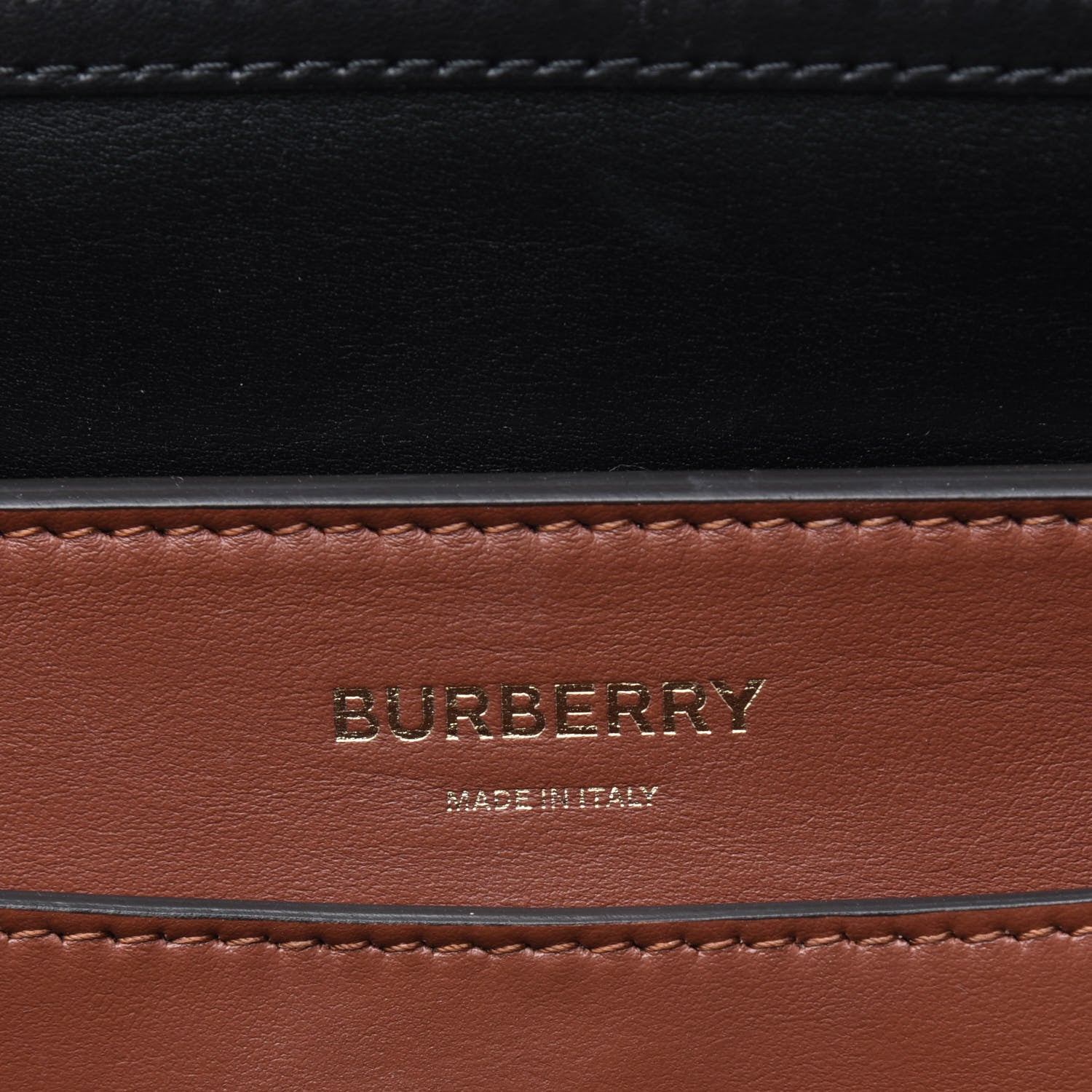 Burberry E-Canvas Monogram Stripe Small Belt Tote 6 of 16