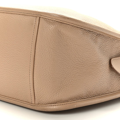 Prada Vitello Daino Soft Hobo Messenger Bag Cammeo 8 of 8